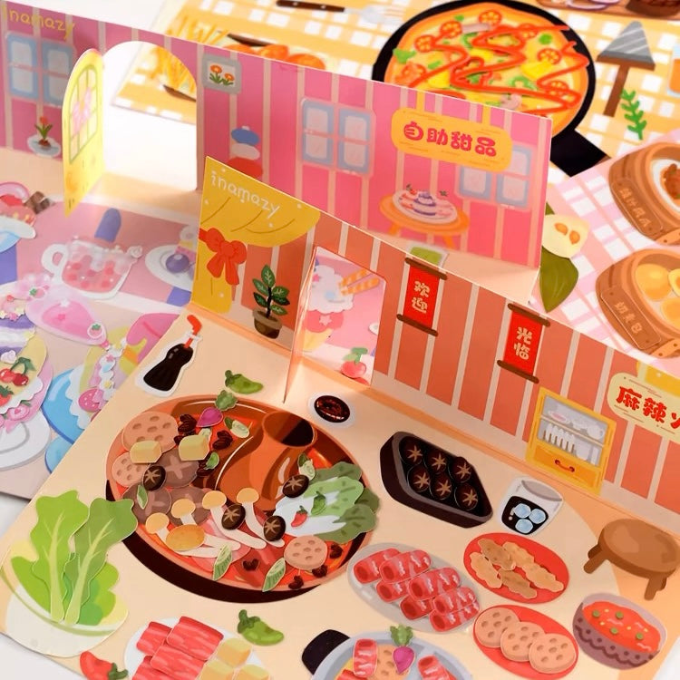 Make Your Own Food Stickers, DIY Pizza Dessert Spicy Hot Pot Teahouse