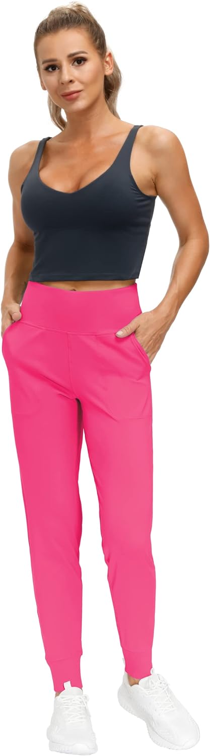 THE GYM PEOPLE Women's Joggers Pants Lightweight Athletic Leggings Tapered Lounge Pants for Workout, Yoga, Running