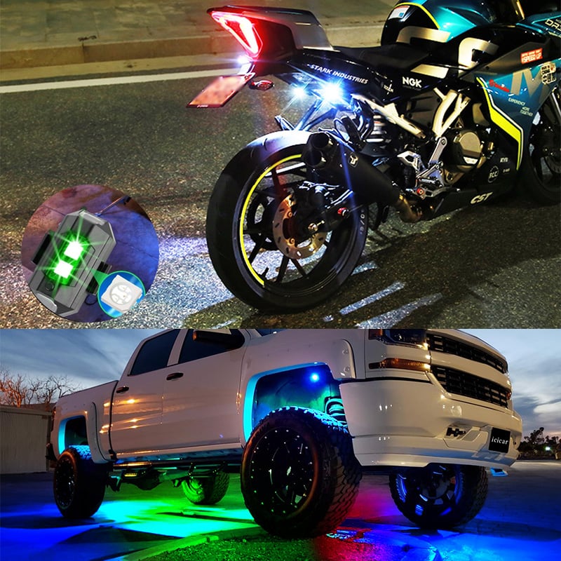 🔥Last Day Promotion 70% OFF-🔥-LED Car Strobe Light Pro🌈(7 Light Colors & 33 Light Modes)