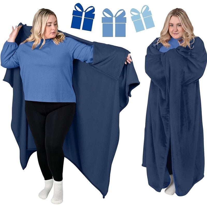 Cozy Sleeved Soft Blanket