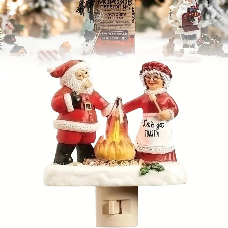 🎄LAST DAY SALE 50% OFF🎅Christmas Santa Claus Campfire Nightlight