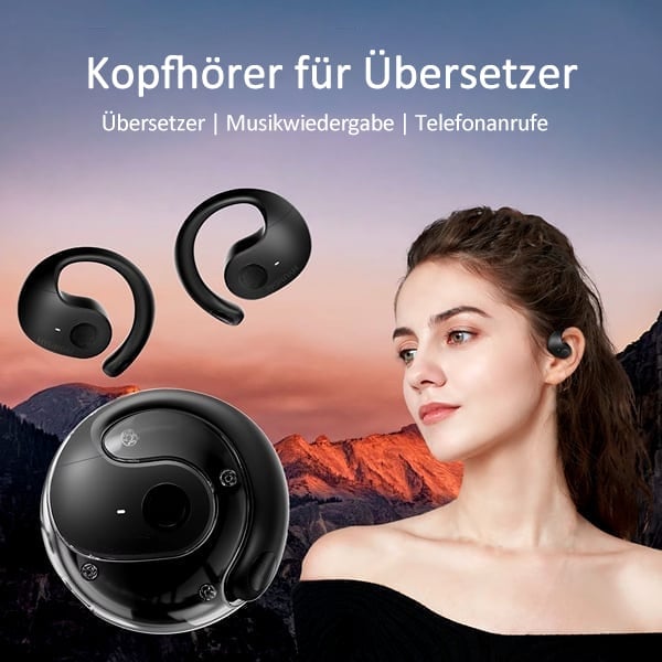 💥Heißer Verkauf 49% Rabatt💥 Kabellose Bluetooth-Übersetzungs-Ohrhörer