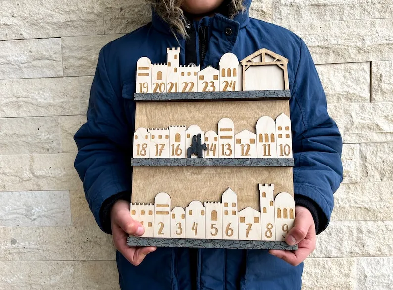 🎅Early Christmas Sale 49% OFF- MARY & JOSEPH TRAVELING ADVENT CALENDAR🎄