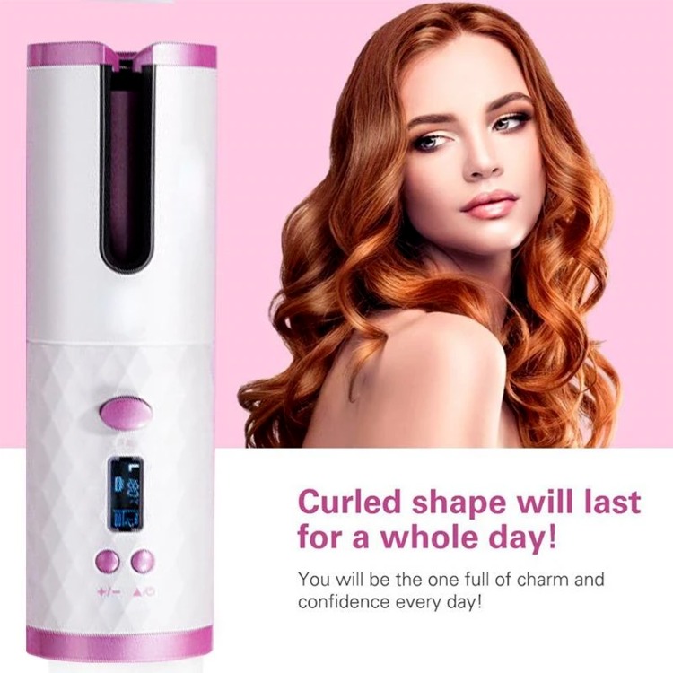 Summer Hot Sale 50% OFF -  Auto Rotating Ceramic Hair Curler 【FREE SHIPPING】