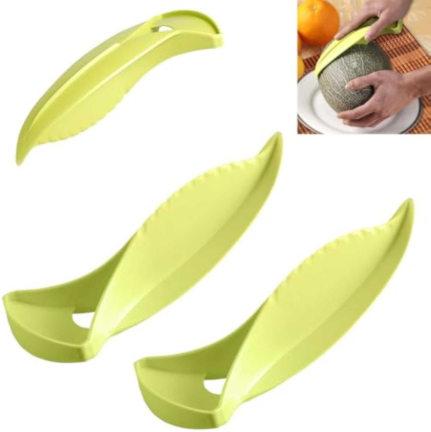 💥LAST DAY SALE 50% OFF🍈2Pcs Melon Cutting Tool