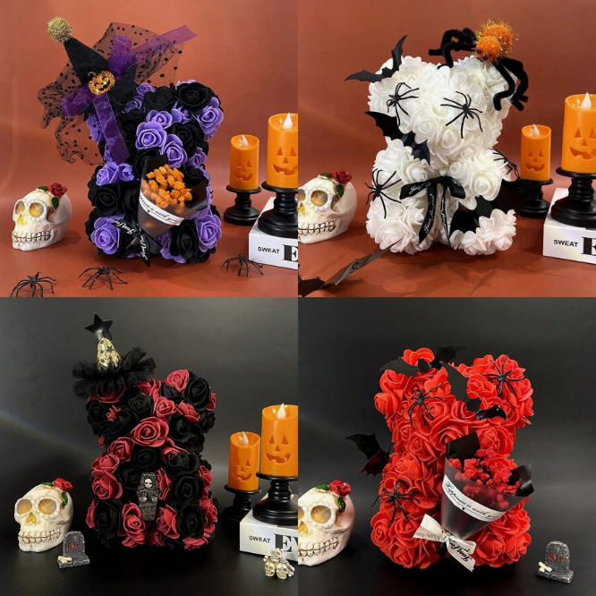 🔥Last Day Promotion - 60% OFF🎁🎃🌹🧸Halloween Eternal Rose Bear🧸