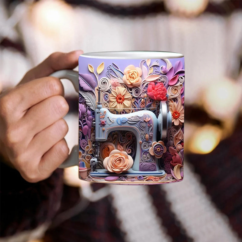 (🌲EARLY CHRISTMAS SALE - 50% OFF) 3D Sewing Mug(Buy More Save More)