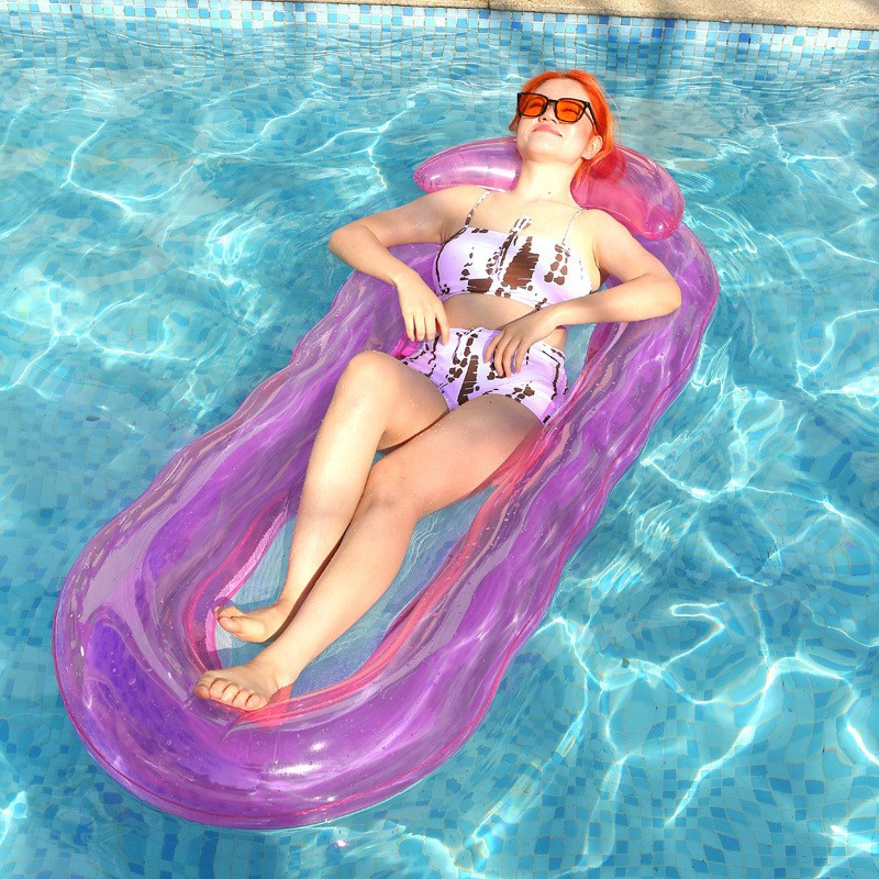 <strong>⛱️Summer Sale 60% OFF</strong> - 2024 Newest Inflatable Water Lounger with Headrests and Mesh