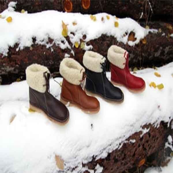[Trending Winter 2022] 🔥 Vintage Buttery-soft Waterproof Wool Lining Boots