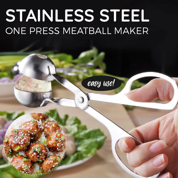 (🌲Early Christmas Sale- SAVE 48% OFF)Stainless Steel Meatball Maker(BUY 2 GET 1 FREE NOW)