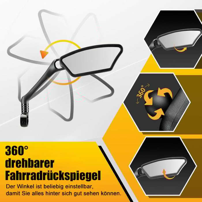 🚴‍♂️Fahrradspiegel für mehr Sicherheit und Komfort! ✨Klarer Blick, mehr Komfort bei jeder Fahrt