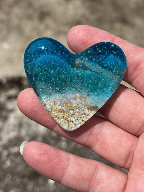 (🎉Last Day Promotion 50% OFF) 🎁Glass Beach Pocket Heart