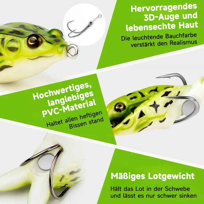🔥Heißer Verkauf - 50% Rabatt🔥Imitation Frosch Angeln Werkzeug Doppelpropeller Beine