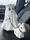 Tiktok Summer Sale🎉Ghost Walking Dog Statue👻