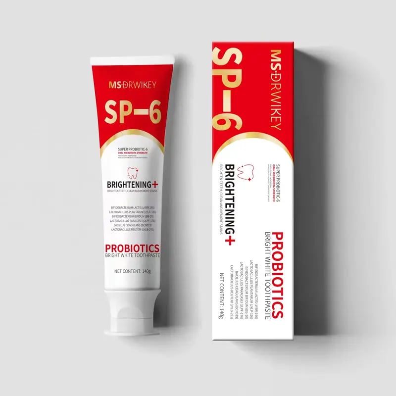 🔥Last Day Promotion 48% OFF-🎁-Super Probiotic-6 Toothpaste with 6 Probiotics