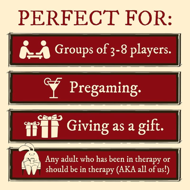 🔥Hot Sale 60% OFF🎄 Horrible Therapist Adult Card Game