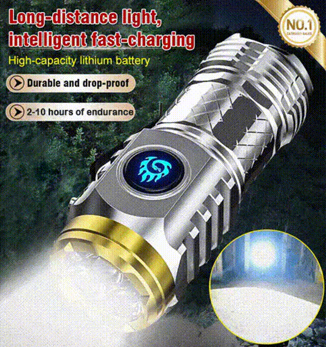 🔥Neujahr Hot Sale🔥Mini Flash Super Power Flashlight