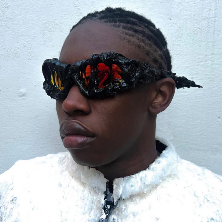 Handcrafted Avant-garde Drop Glue Sunglasses