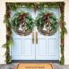 🎄🎅Christmas Presale - 49% OFF🎄-armhouse Christmas Wreath, Boho Wreath, Holiday Wreath