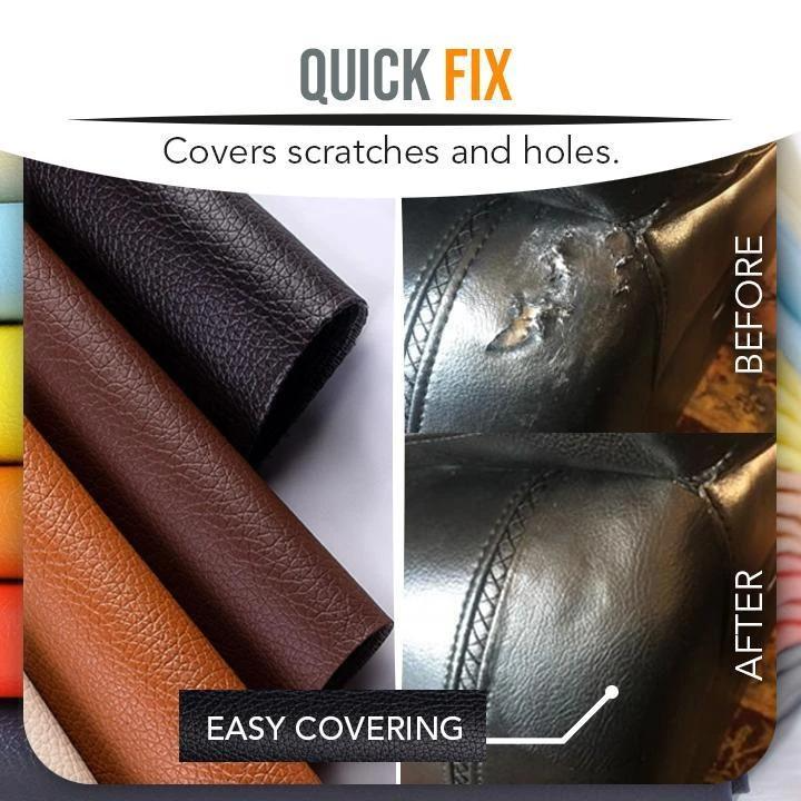 (Early Christmas Sale- 48% OFF) Waterproof, Wear-Resistant, Self-Adhesive Cuttable Leather Repair Patch