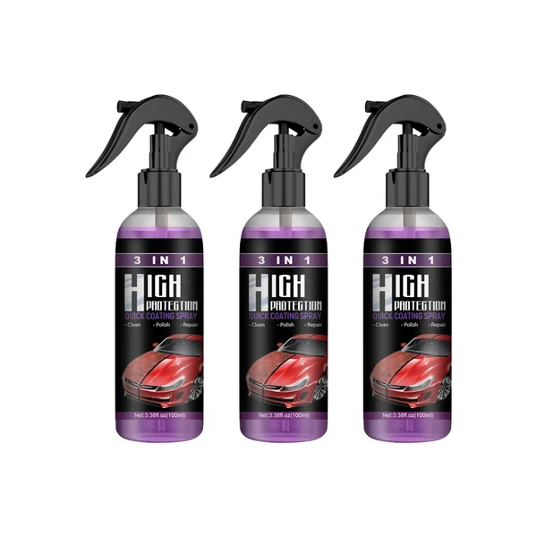Last Day Promotion 70% OFF - 🔥3 in 1 Ceramic Car Coating Spray⚡Buy 2 Get 1 Free(3 Pcs)