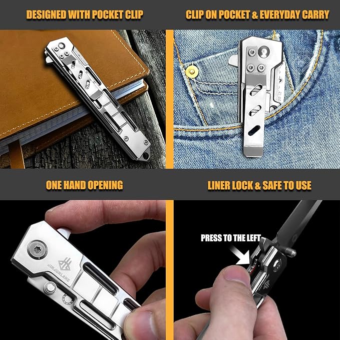 🔥Father's Day Special Sale🔥Slingshot Tanto Folding Tactical Knife