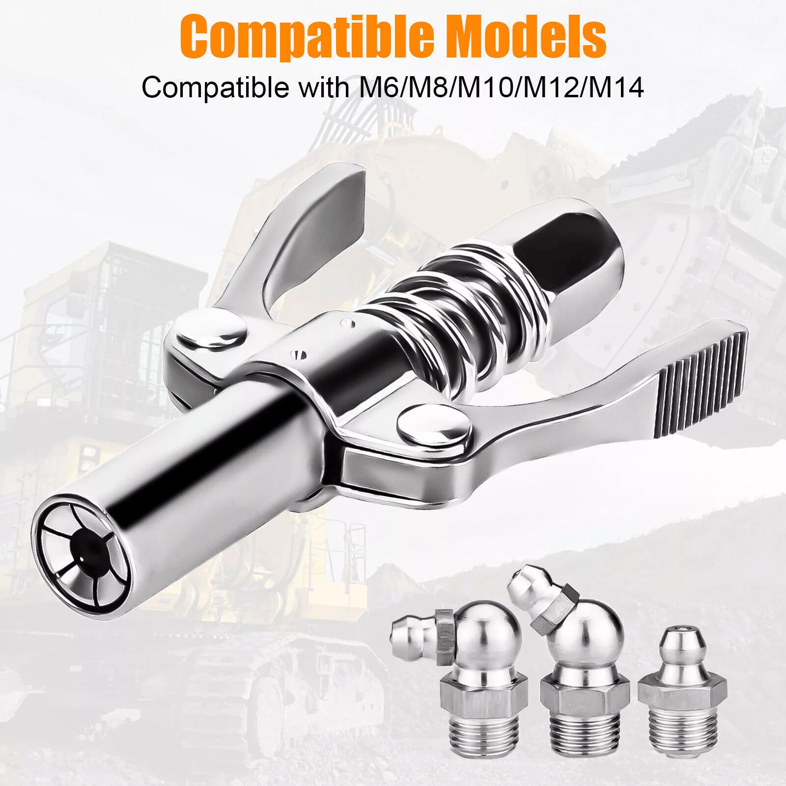 🍂TikTok Fall Mega Sale🎉Double Handle High Pressure Quick Release Grease Coupler