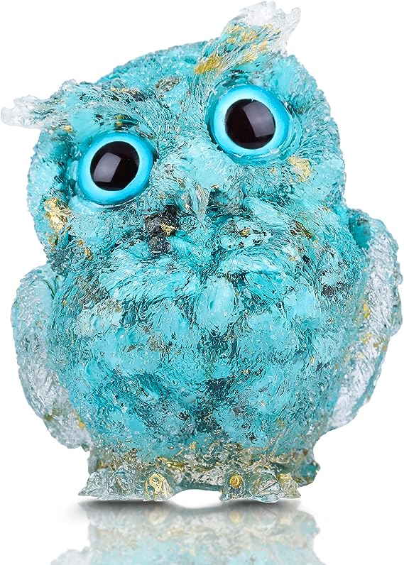 🔥Handmade Natural Crystal Gemstone Owl - Ready to Ship