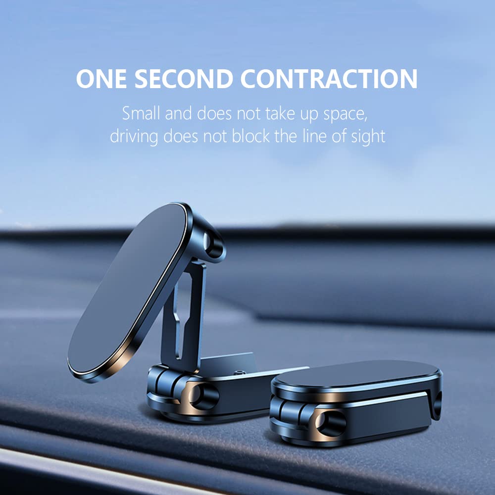 🔥2022 New Magnetic 360° Rotation Foldable Phone Holder for Car