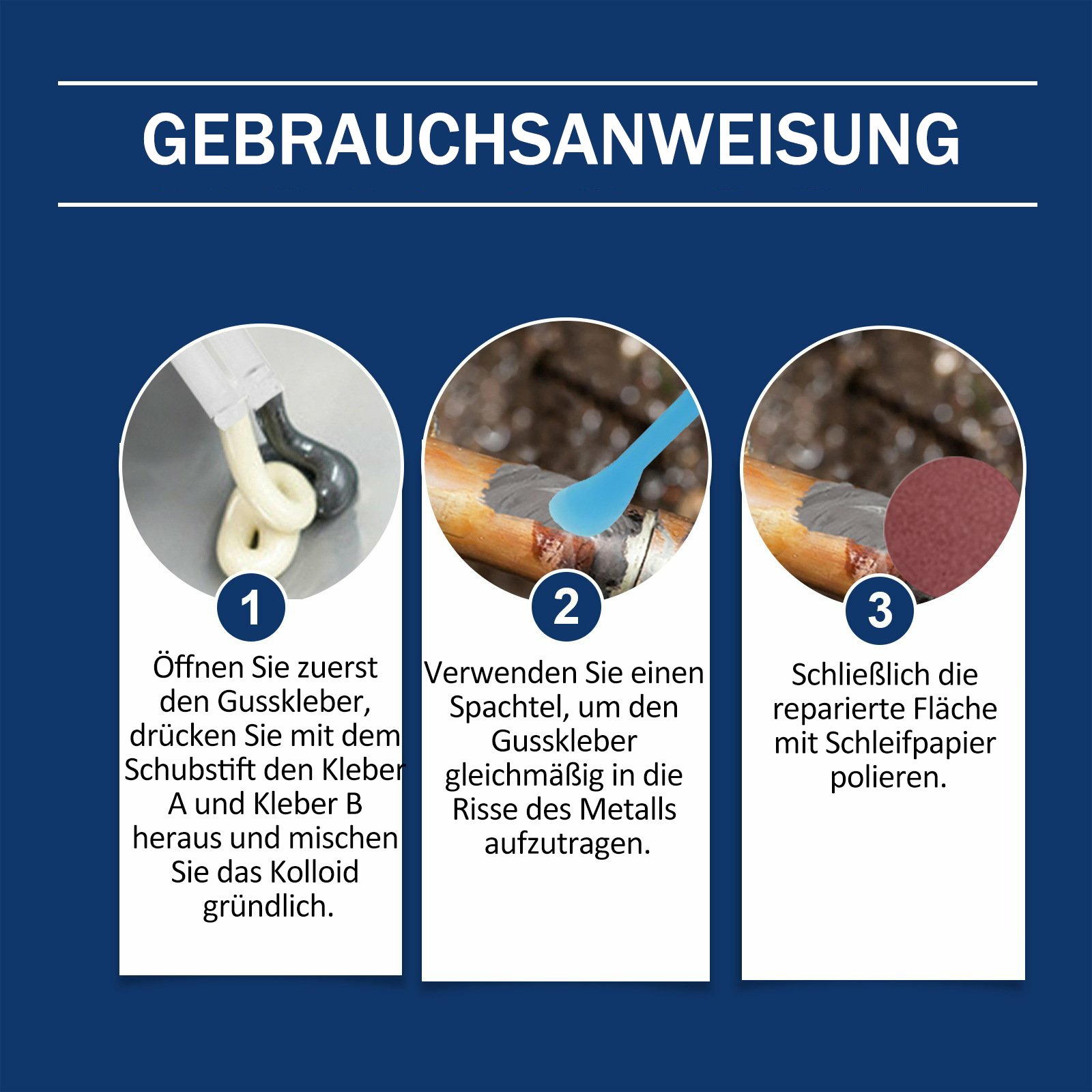 🔥LETZTER TAG 49% RABATT🔥Verbesserter Gusskleber(85ml)