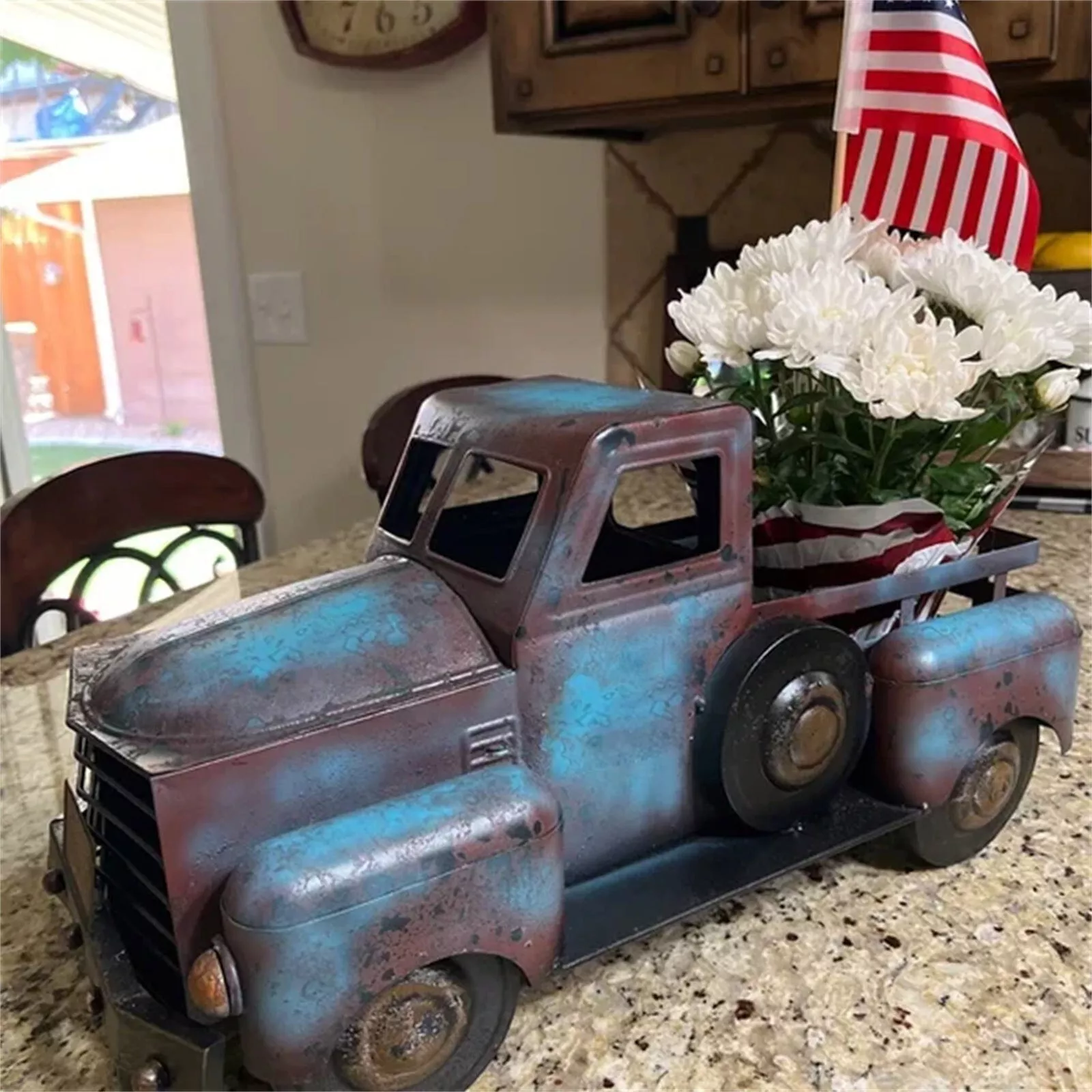 Retro Style Creative Car Flower Pot