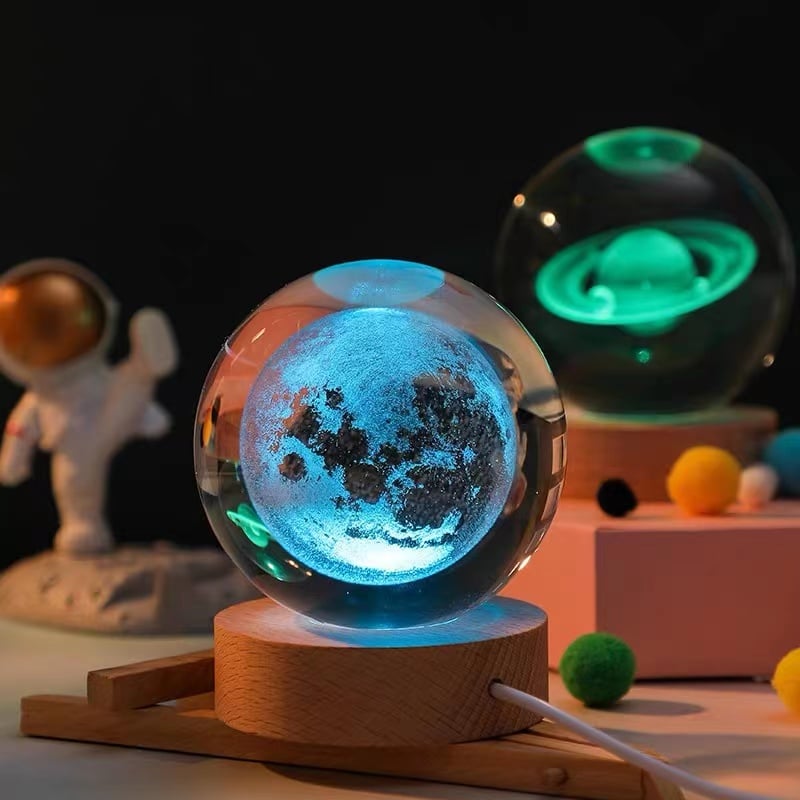 🔥Last Day Sale - 75% OFF - 3D Planet Crystal Ball (🔥BUY 2  FREE SHIPPING 🔥)