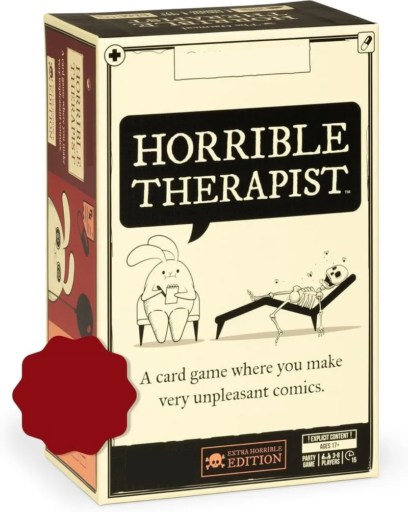 🔥Hot Sale 60% OFF🎄 Horrible Therapist Adult Card Game