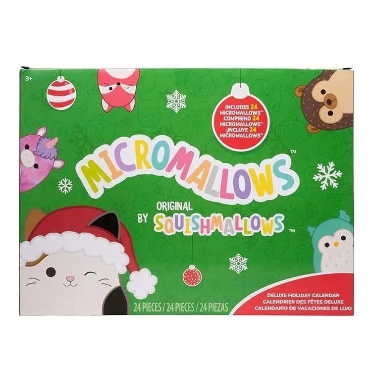 🎁TikTok Last Day Sale - 70% OFF🎅2026 Squishmallows 24-Day Micromallows Holiday Plush Advent Calendar