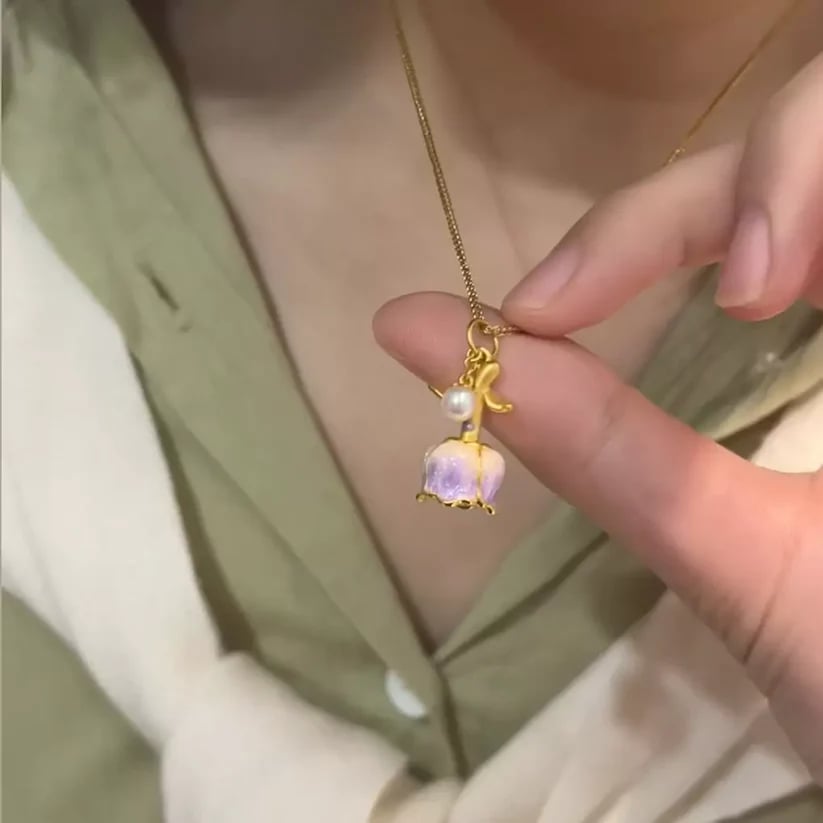 💐Early Mother's Day Promotion - 49% OFF💝Blooming Rose Necklace