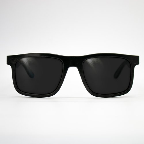 Black Ice Recycled Plastic Sunglasses