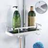 🔥Last Day Promotion - 63% OFF🔥Shower rod storage shelf(🌈🌈BUY MORE SAVE MORE)