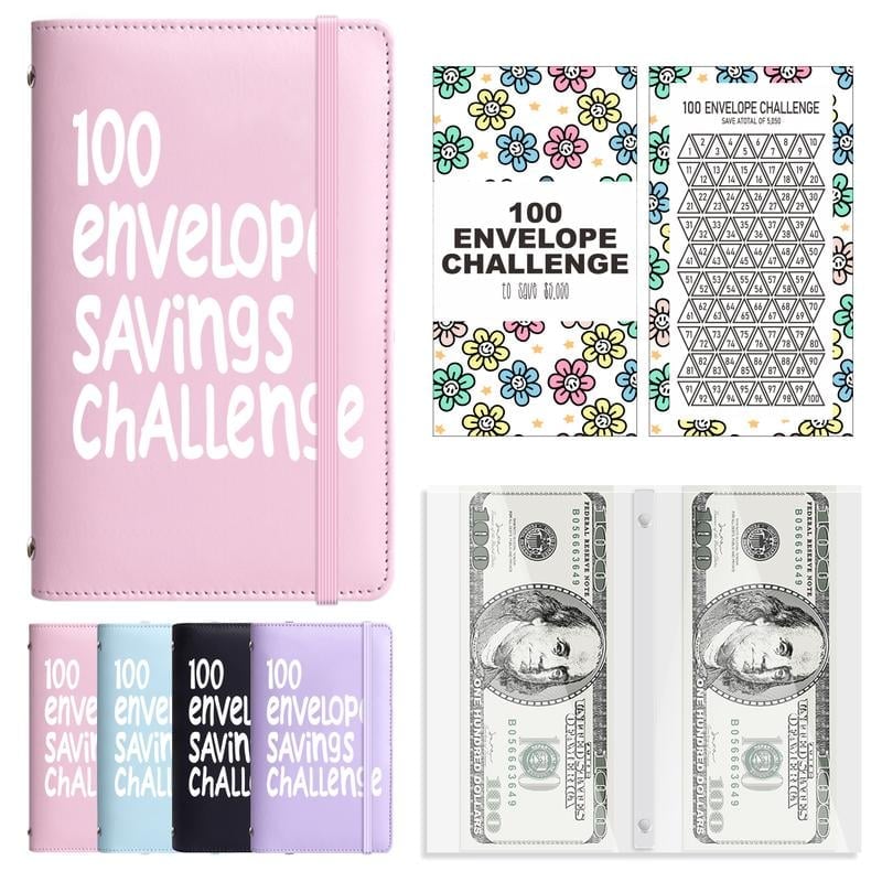 LAST DAY 70% OFF🔥100 Days Money Saving Envelope BudgetStorage Book
