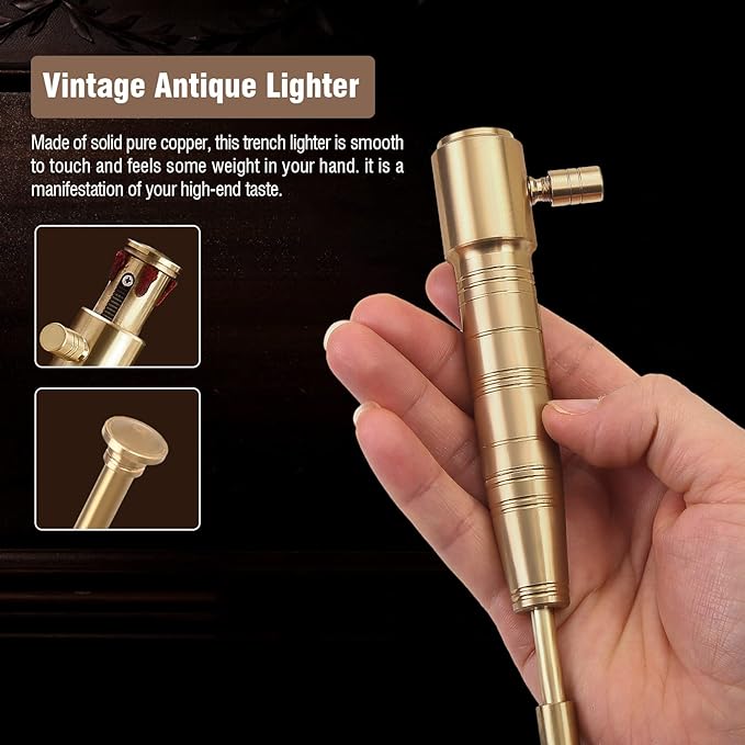 (🌲EARLY CHRISTMAS SALE - 70% OFF) Windproof Antique Kerosene Lighter. Liberty Torch - Buy 2 Free Shipping