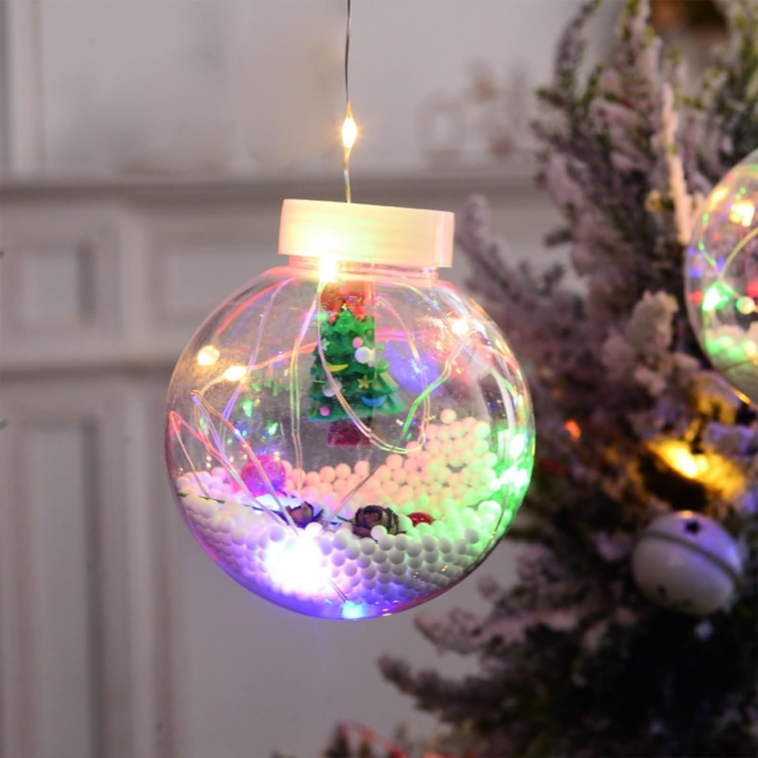 🎄Christmas Led Wishing Ball String Lights Decorations - Ten LED balls