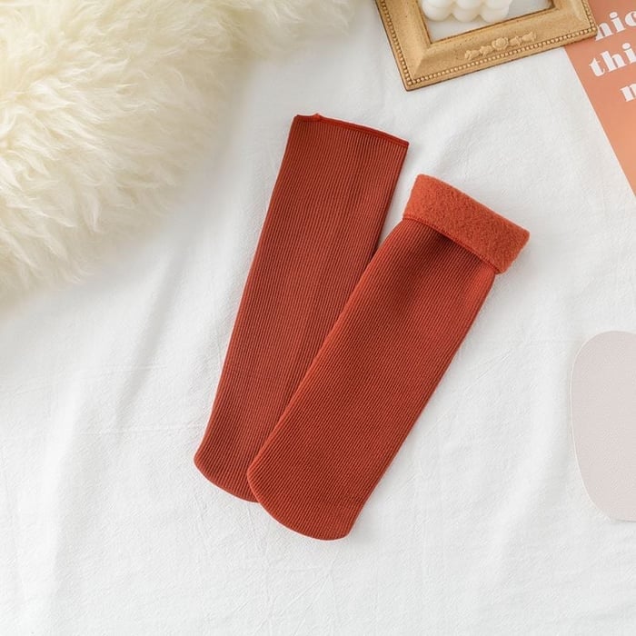 (🎅EARLY CHRISTMAS SALE-48% OFF) Unisex Snugly Velvet Winter Thermal Socks - BUY 5 GET EXTRA 20% OFF