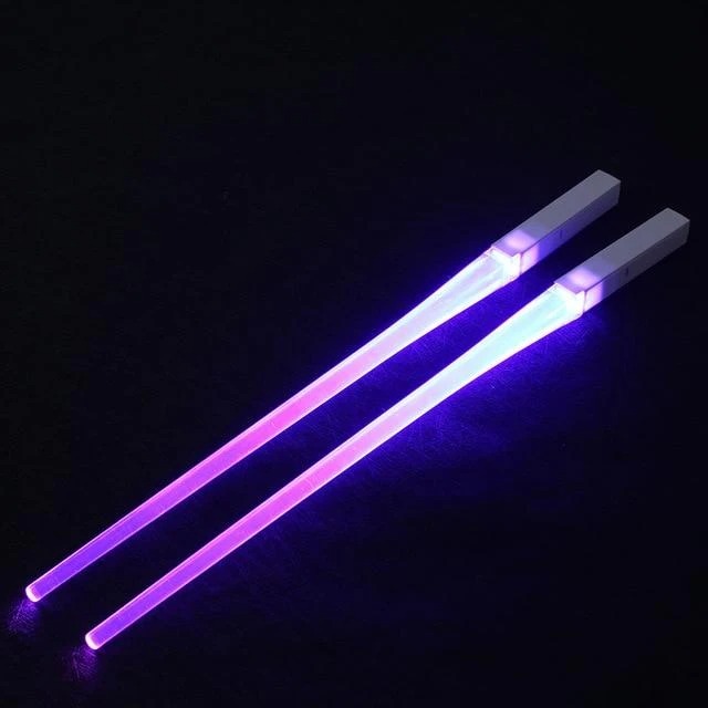 (🎄Christmas Hot Sale - 48% OFF) LED Glowing Chopsticks(1 Pair), Buy 4 Get Extra 20% OFF