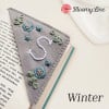 Personalized Letter Embroidered Corner Bookmark