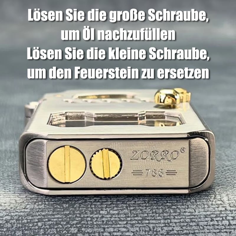 🔥Mecha Metal Rocker Feuerzeug