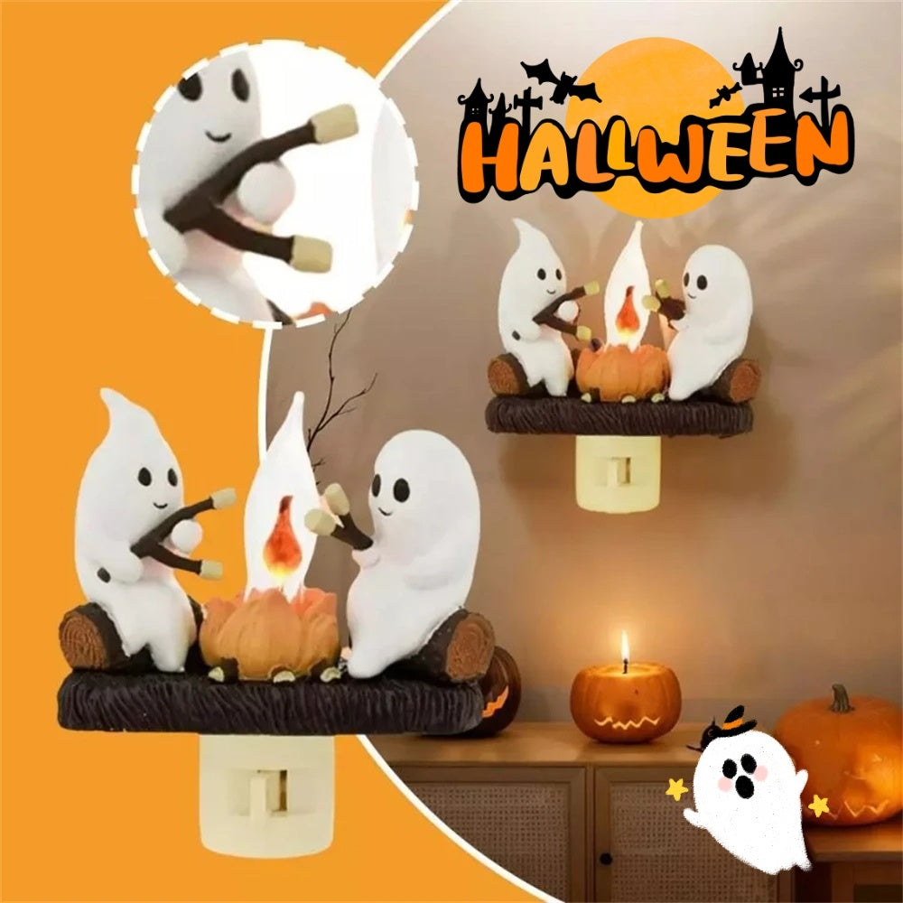 (🎃Early Halloween Sale - 49% OFF)👻2024 Ghost Campfire Flickering Nightlight