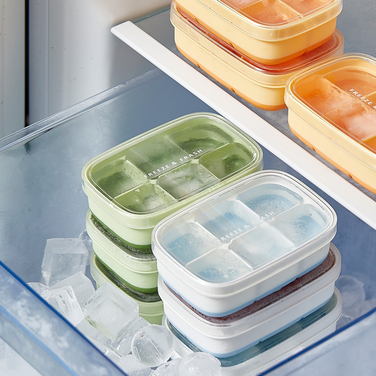 Last Day Promotion 48% OFF - MINI Press type Ice Cube Maker(BUY 2 SAVE $10)