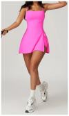 🔥Last Day Promotion 48% OFF-🎁-2 in 1 Split Hem Sports Dress