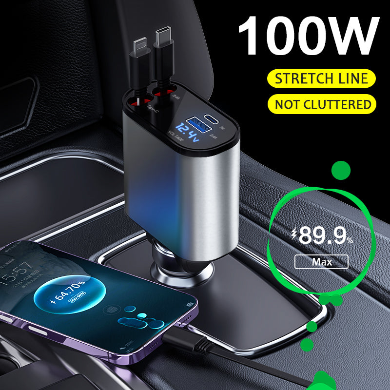 💥LAST DAY SALE 50% OFF💥Retractable Car Charger