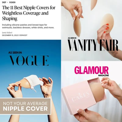 🏆#1 Bestselling🏆Go Braless! Seamless Nipple Covers (Latex-free and 100% Medical Silicone)