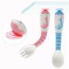 Adjustable Baby Utensils Spoon-Fork Set